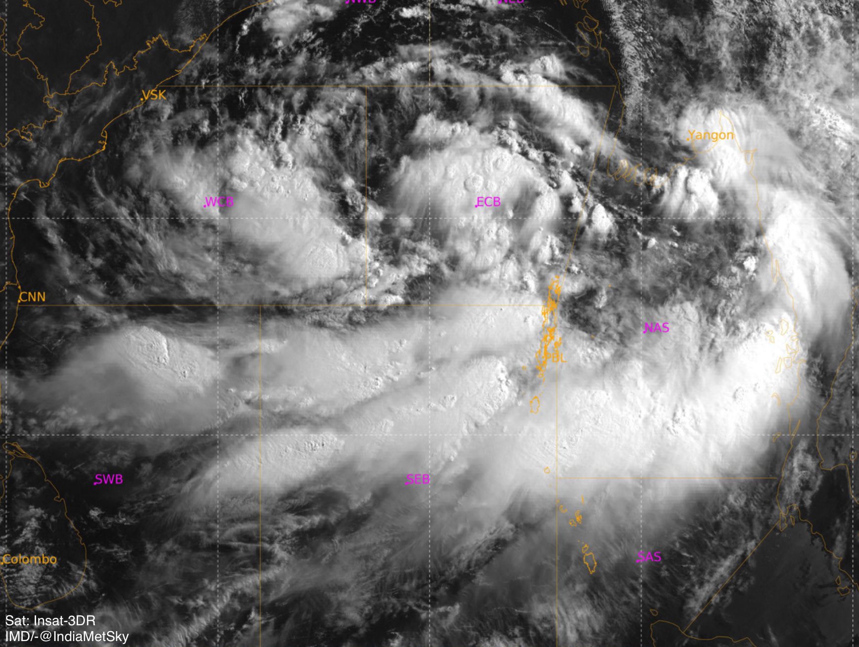 CYCLONE REMAL To Hit Westbengal within 24 hours windspeed 100kmph.