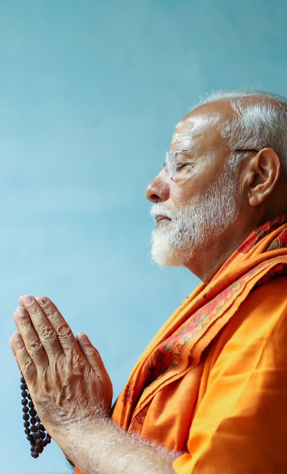 Pictures Of Modi Meditating At Vivekananda Rock In Kanniyakumari gets viral.